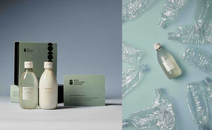 Aromatica’s “Save the Planet Alliance Edition” product packaging and marketing materials.