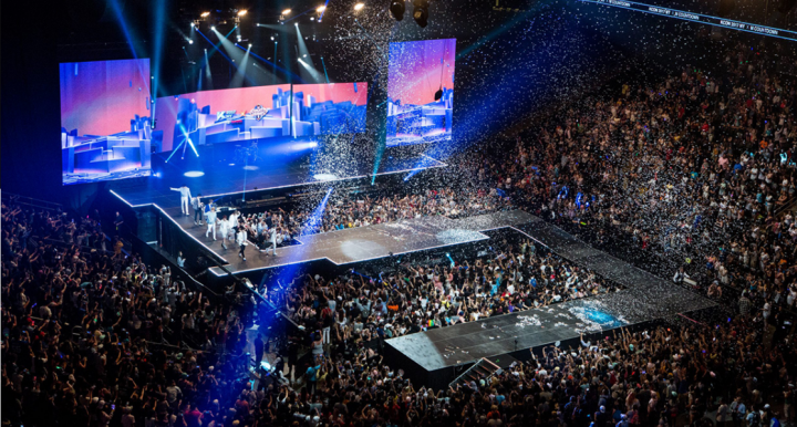 Image of KCON Festival stage 