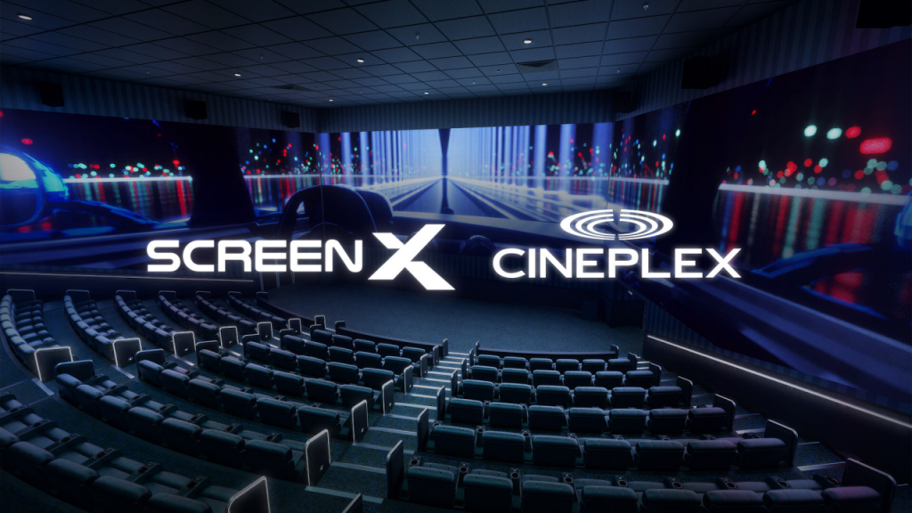CJ 4DPLEX announced today three new ScreenX theaters will open this year throughout Canada.