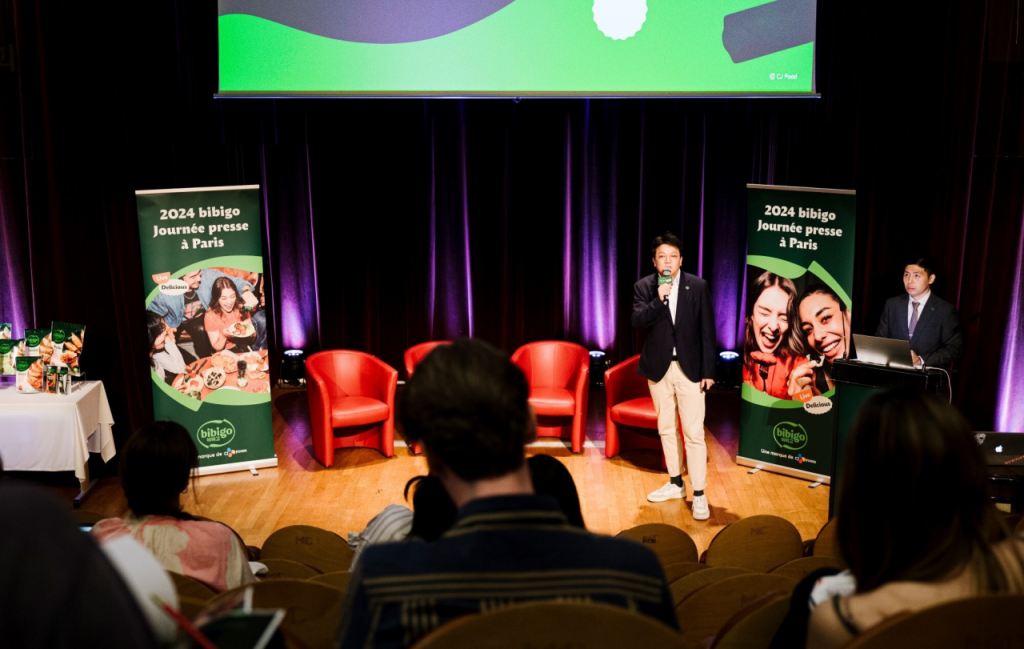 Image of 2024 bibigo presentation in Paris for its Media Day