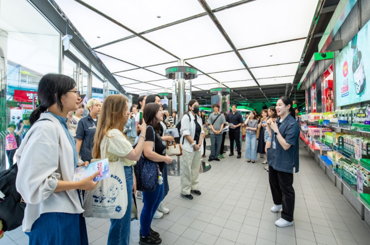June 19, 2024: An exclusive guided tour takes place throughout the Myeongdeong Town Store