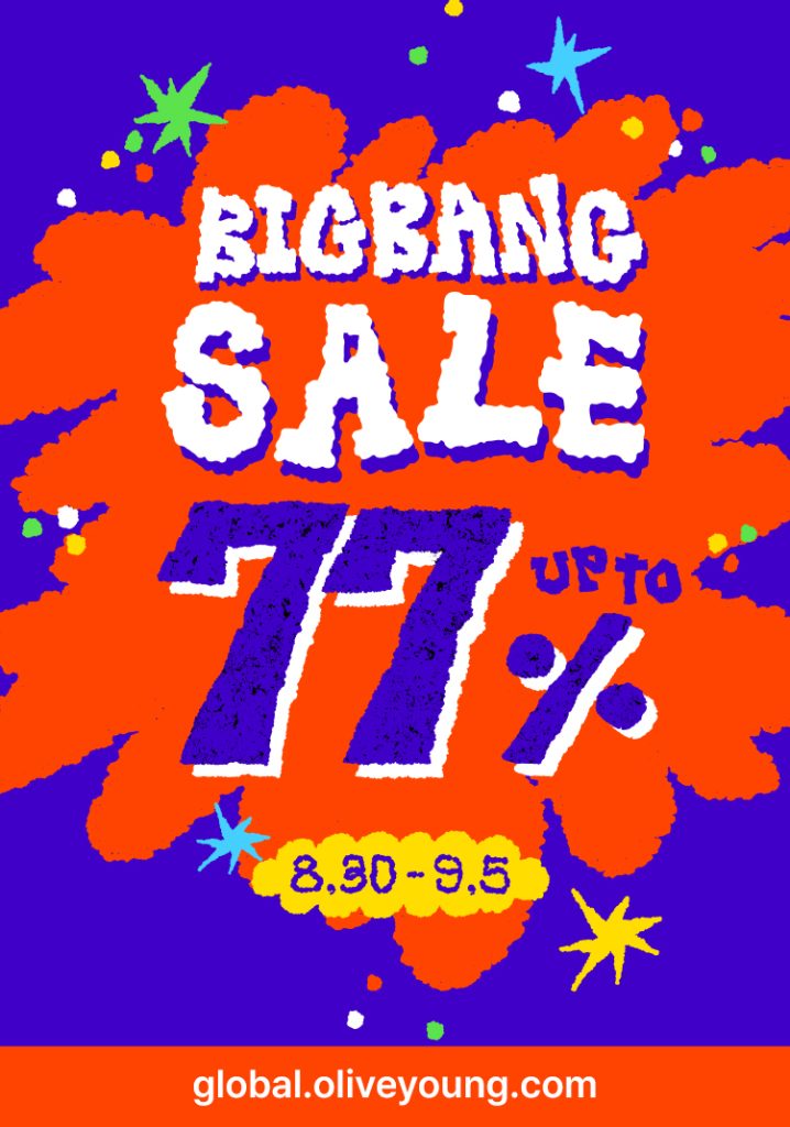 Cj Olive Young Representative Image Of The Big Bang Sale Running Until September 5th On Olive Young Global