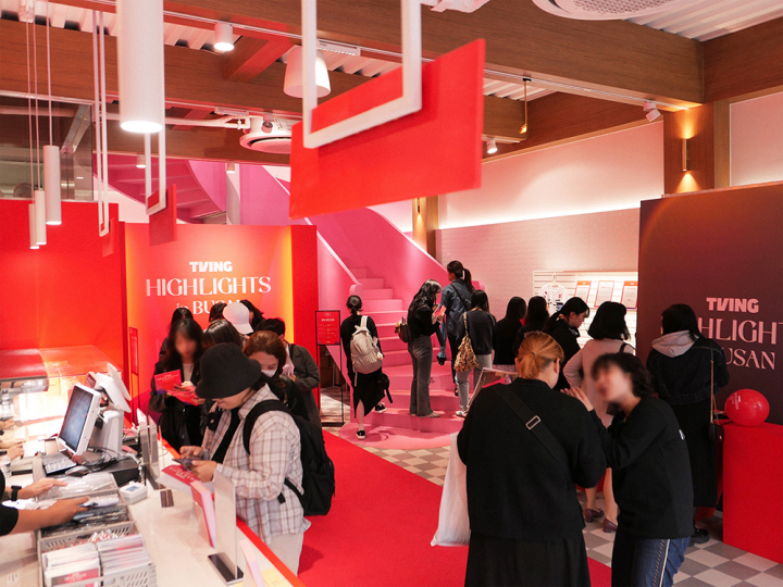 image of TVING's Pop-up store TVING Highlights in Busan