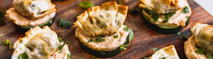 Image of Cucumber Wonton Bites