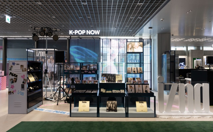 Olive Young N Seongsu K-POP NOW area, located on the second floor.
