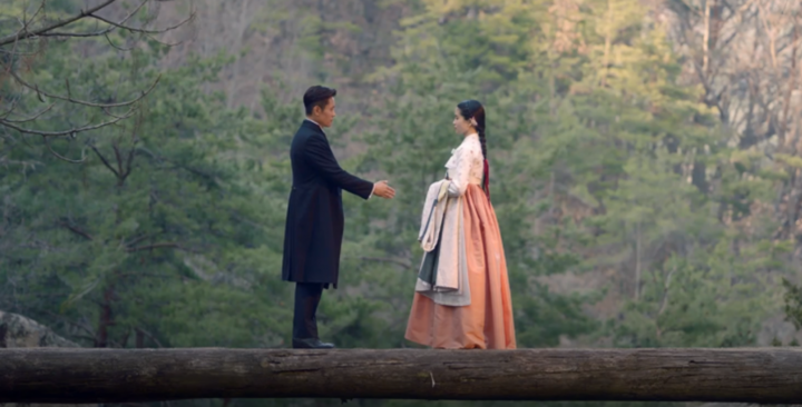 Reunion scene at Manhyujeong from “Mr. Sunshine”