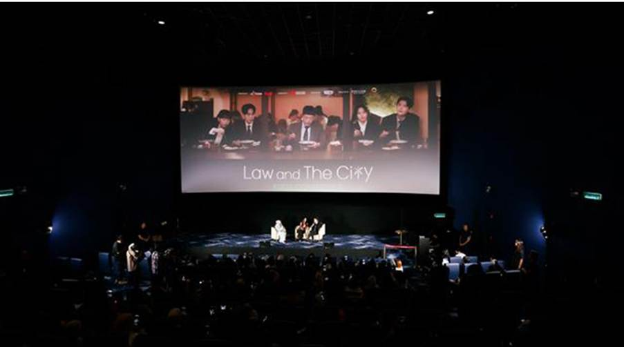Live viewing of Law and the City finale