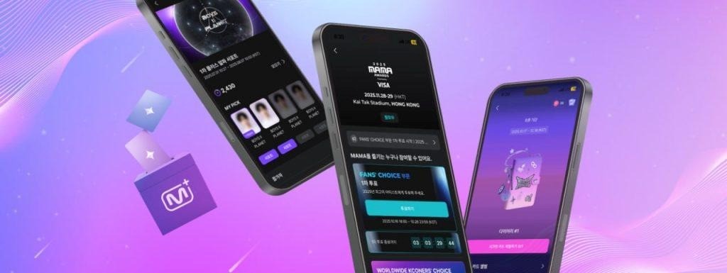 Mnet plus plaform visual