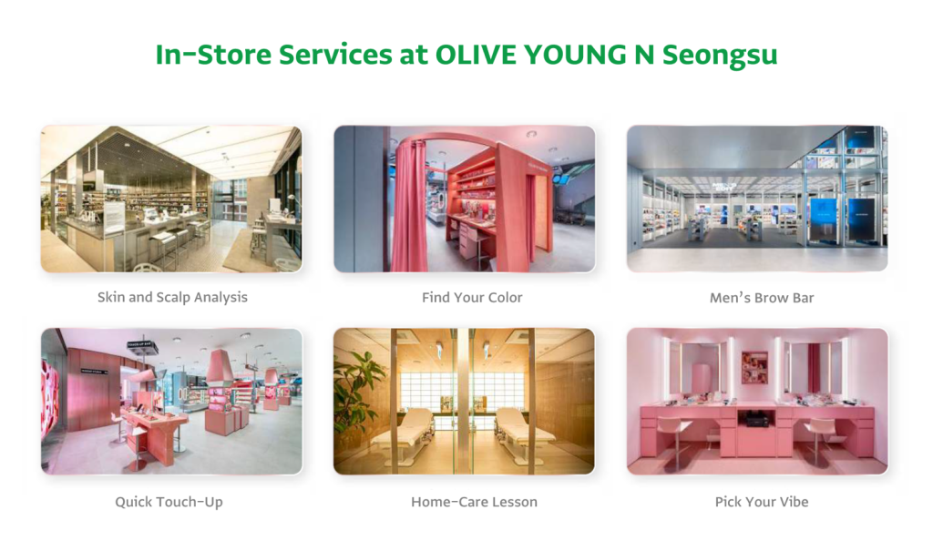 Olive Young N Seongsu in-store services