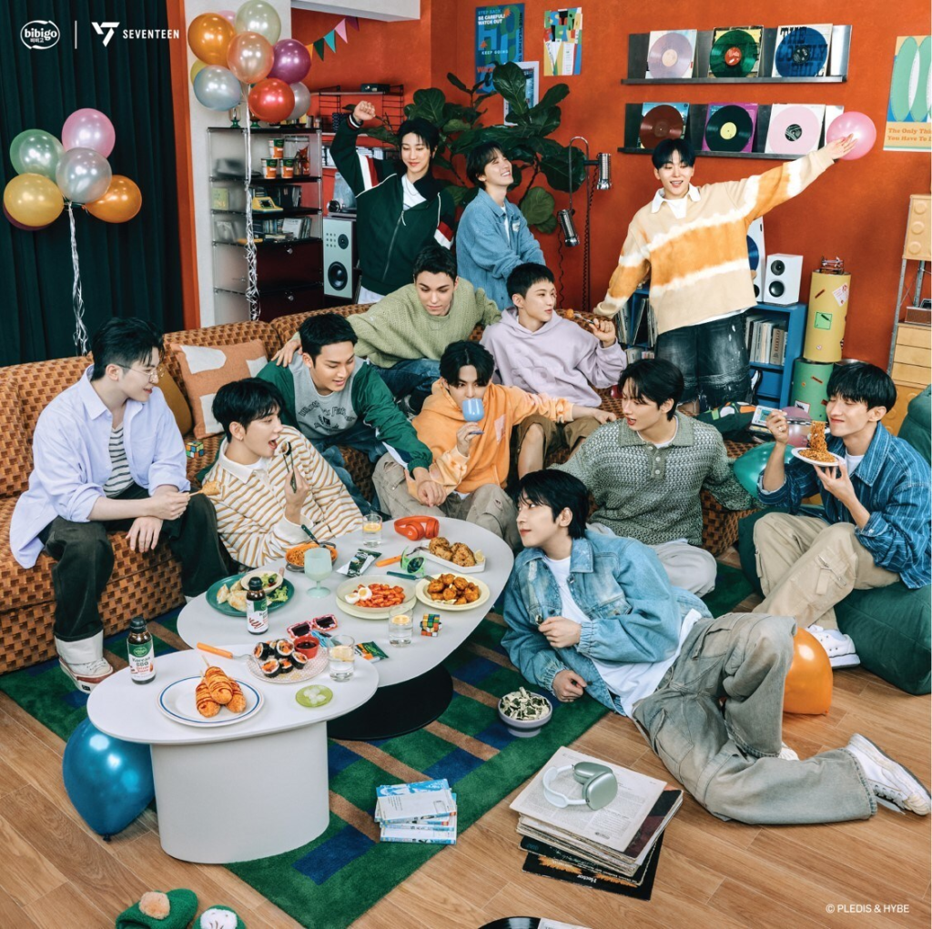 bibigo I SEVENTEEN campaign poster image