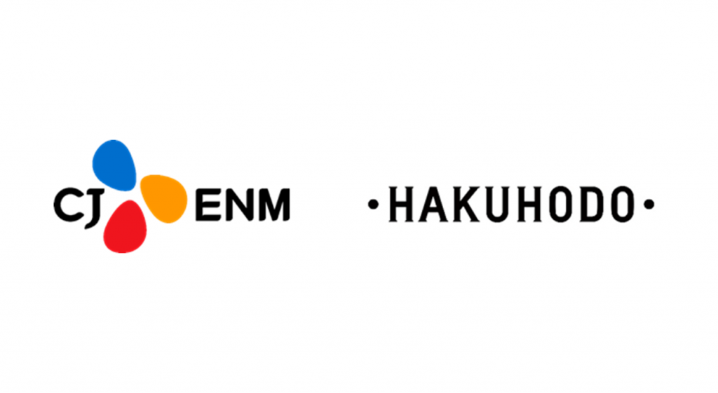 CJ ENM and Hakuhodo logo