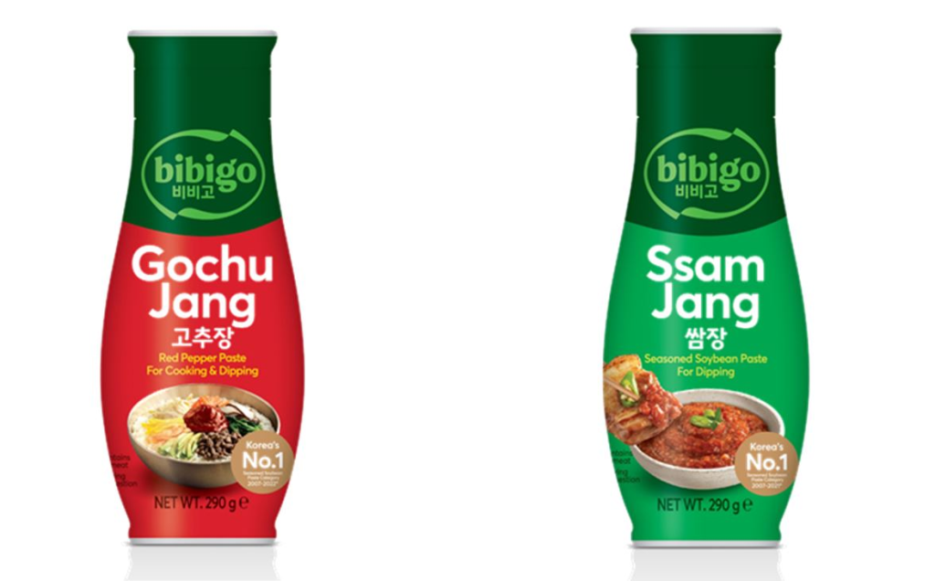 Image of bibigo GochuJang and SsamJang container