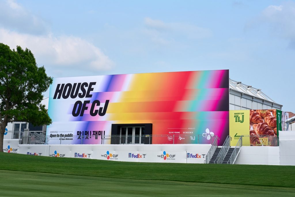 Exterior of the HOUSE OF CJ at THE CJ CUP Byron Nelson
