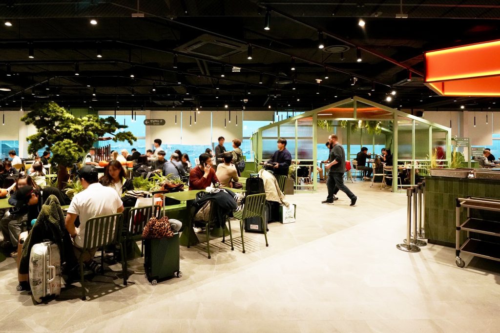 Interior of Incheon Airport's new 