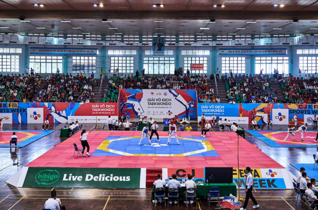 Main Stage of the 2024 CJ National Youth Taekwondo Championship
