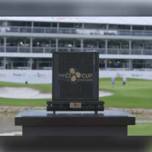 THE CJ CUP 2024 Winner Receives a One-of-a-kind Korean Trophy