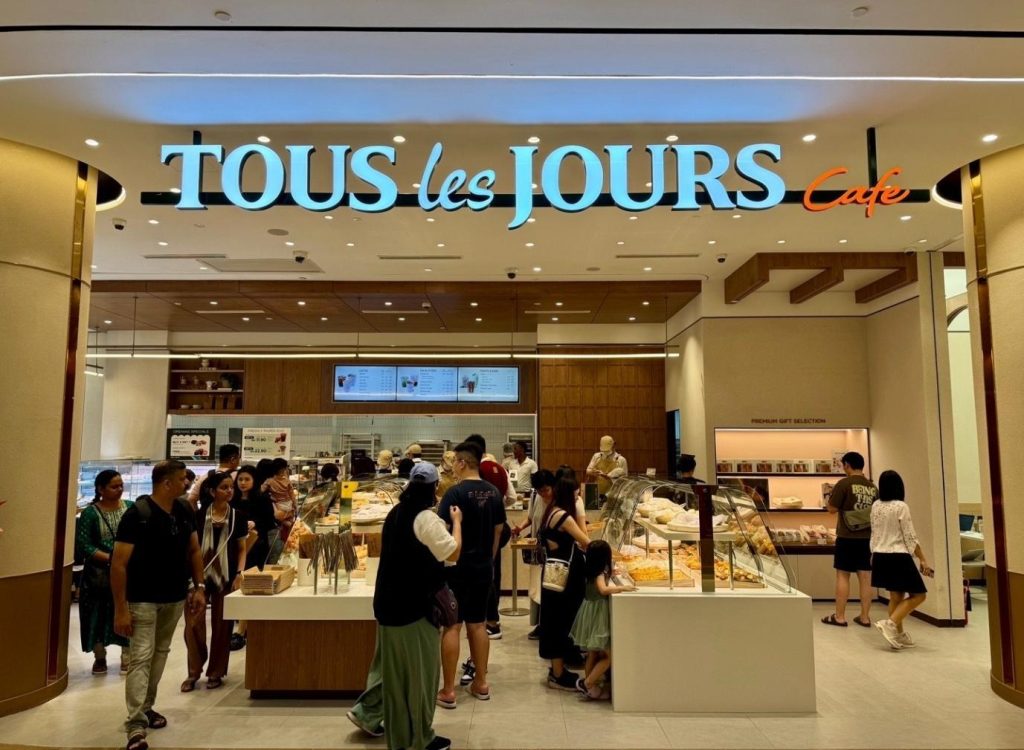 The TOUS les JOURS Sunway Pyramid store in Kuala Lumpur, Malaysia