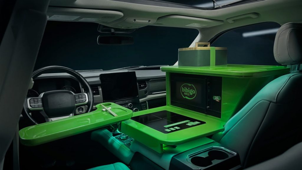 Interior view of bibigo's Dashboard Kitchen