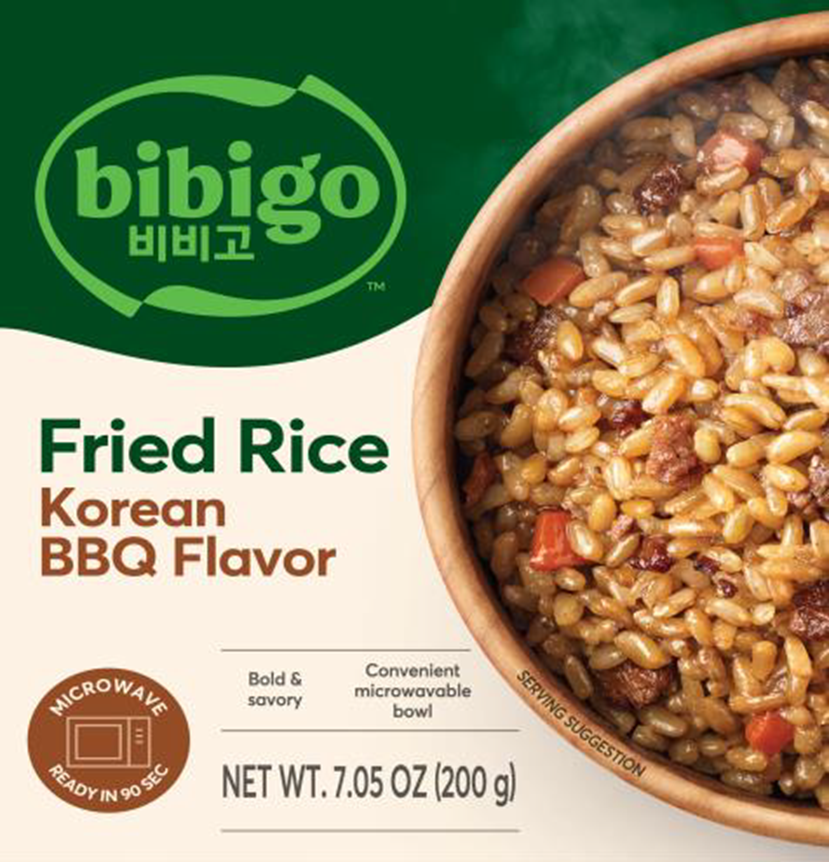 image of bibigo Korean BBQ Flavor Fried Rice packaging 