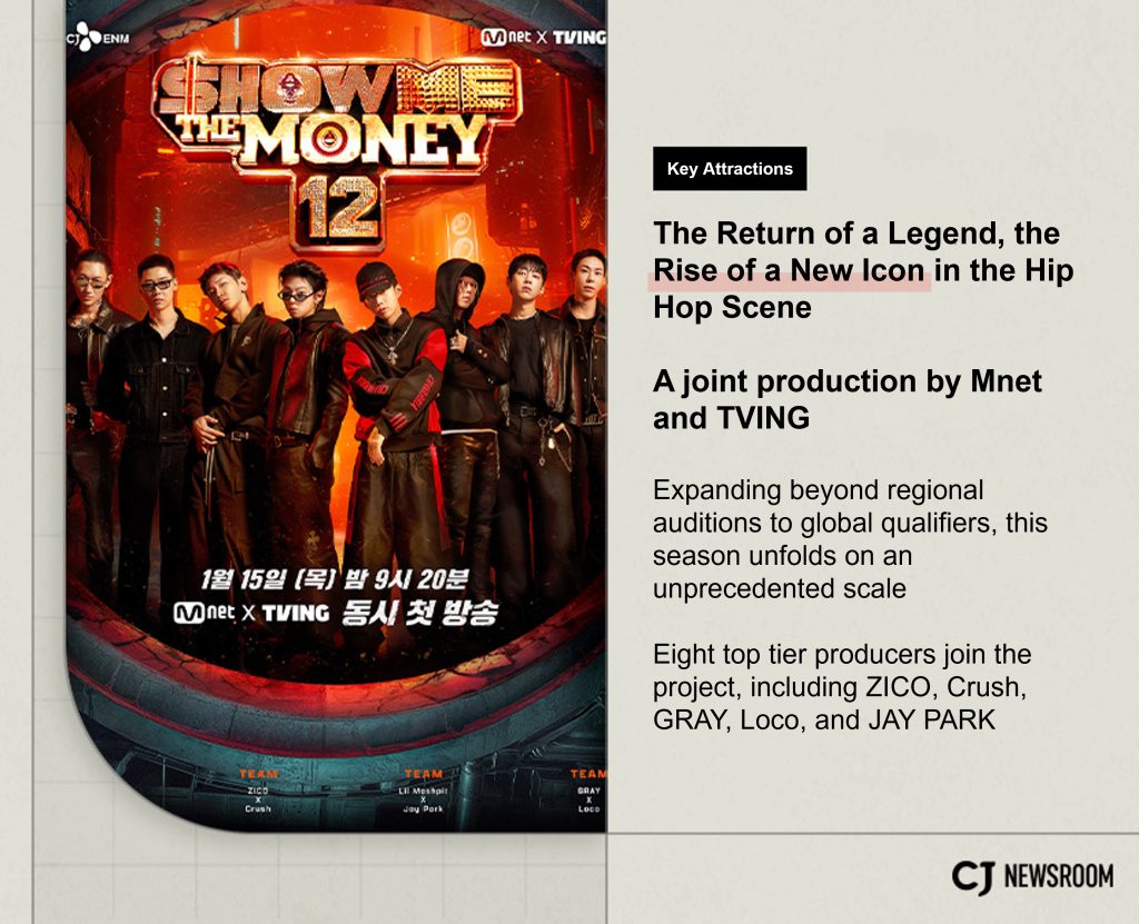 CJ Newsroom CJ ENM January Lineup SHOW ME THE MONEY 12