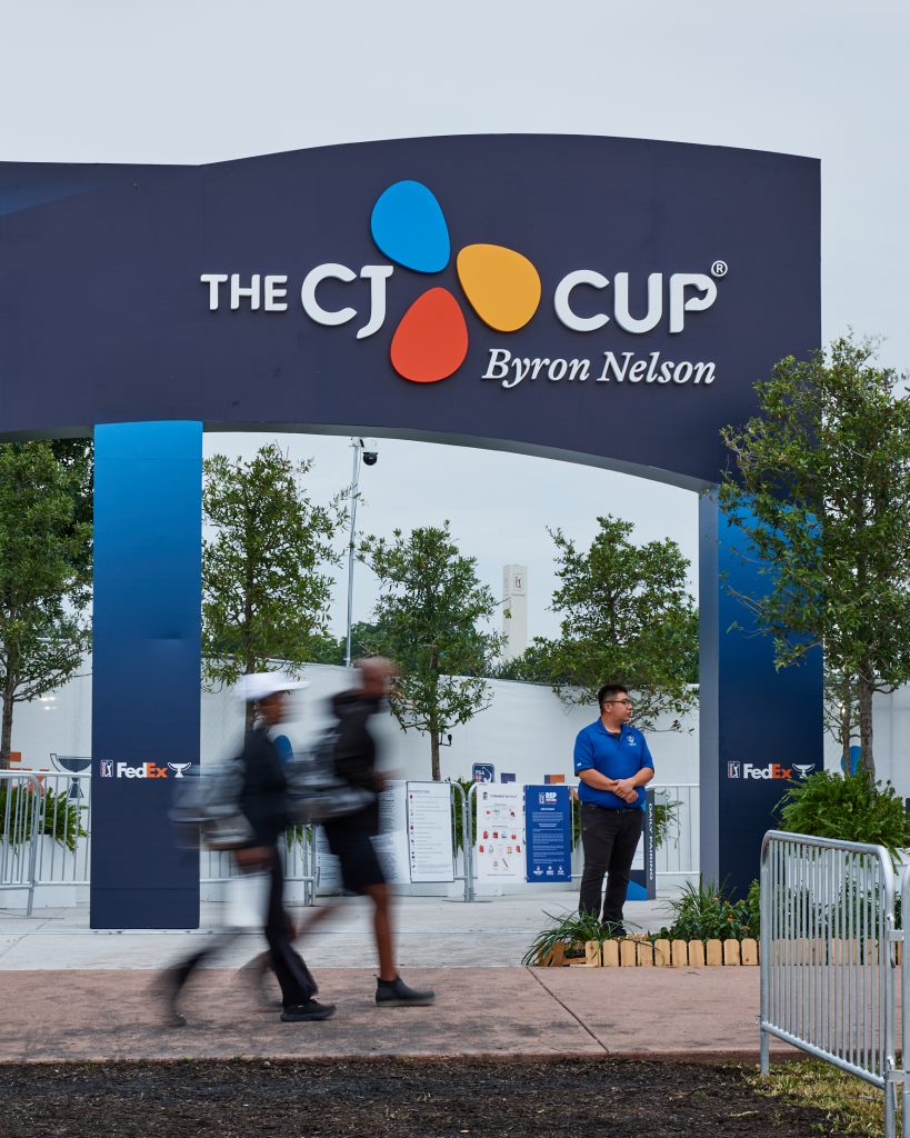 THE CJ CUP Byron Nelson entrance gates