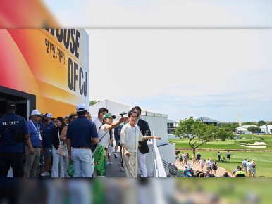 CJ Chairman Lee Jay-hyun Visits THE CJ CUP as K-Lifestyle Platform Expands