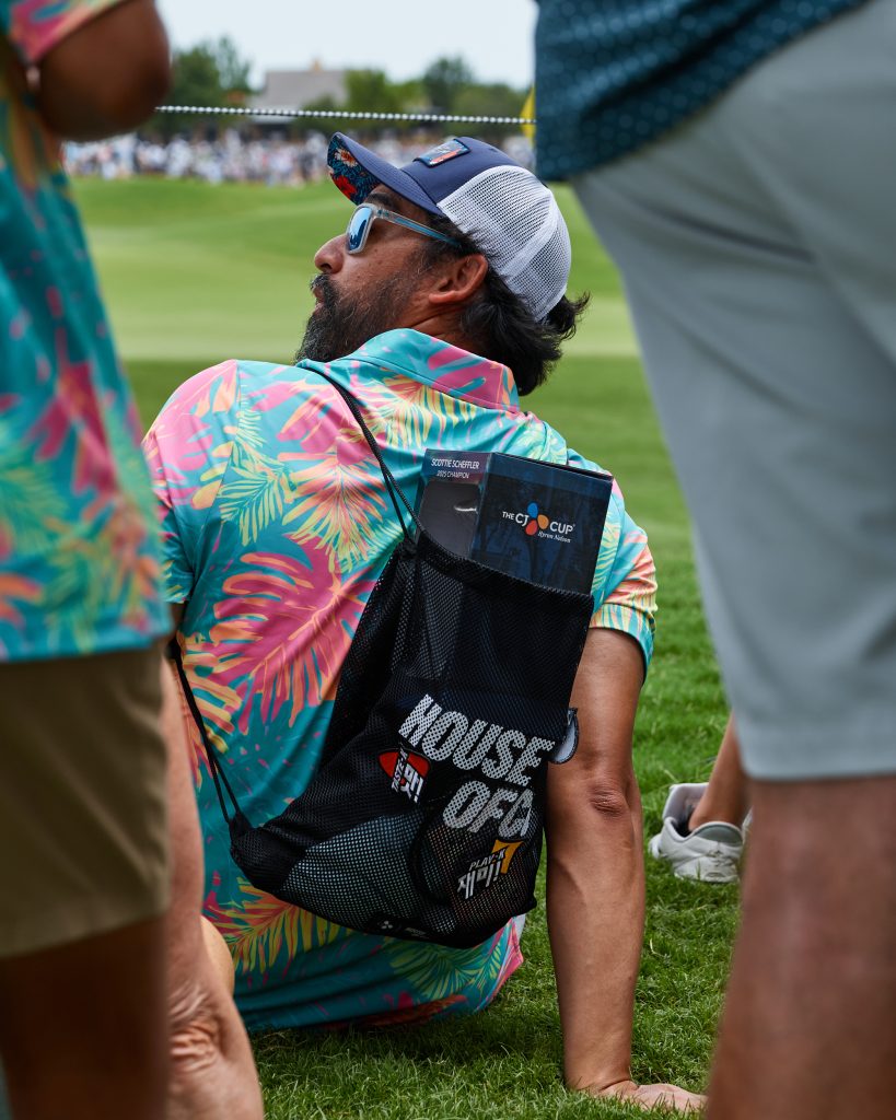 Spectator enjoying Korean-inspired food at THE CJ CUP Byron Nelson.