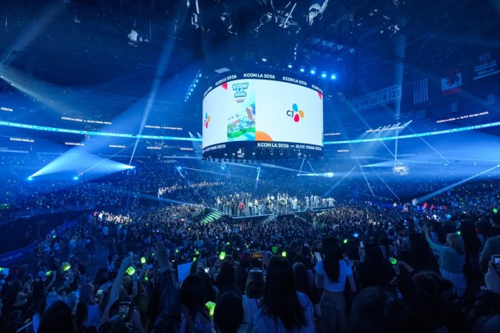 Crowds attend KCON LA 2026 in Los Angeles.