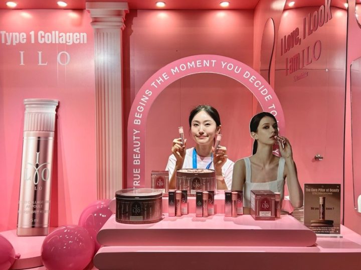 So-hyun Kim, Ailo Brand Manager at Dong-A Pharmaceutical, at OLIVE YOUNG FESTA LA 2026.