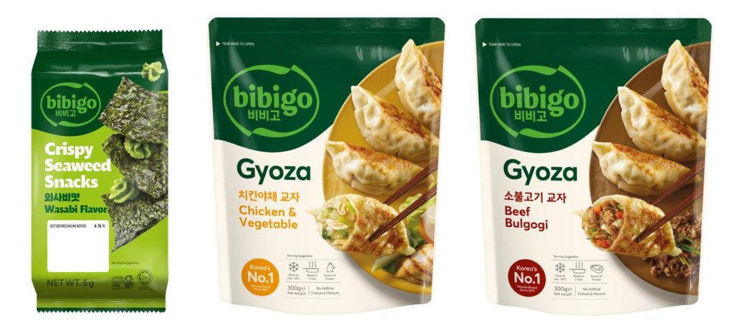 Bibigo Seaweed Snacks bibigo Chicken & Vegetable Gyoza bibigo Beef Bulgogi Gyoza