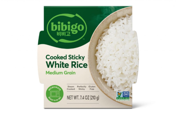 A product view of bibigo’s Sticky White Rice.